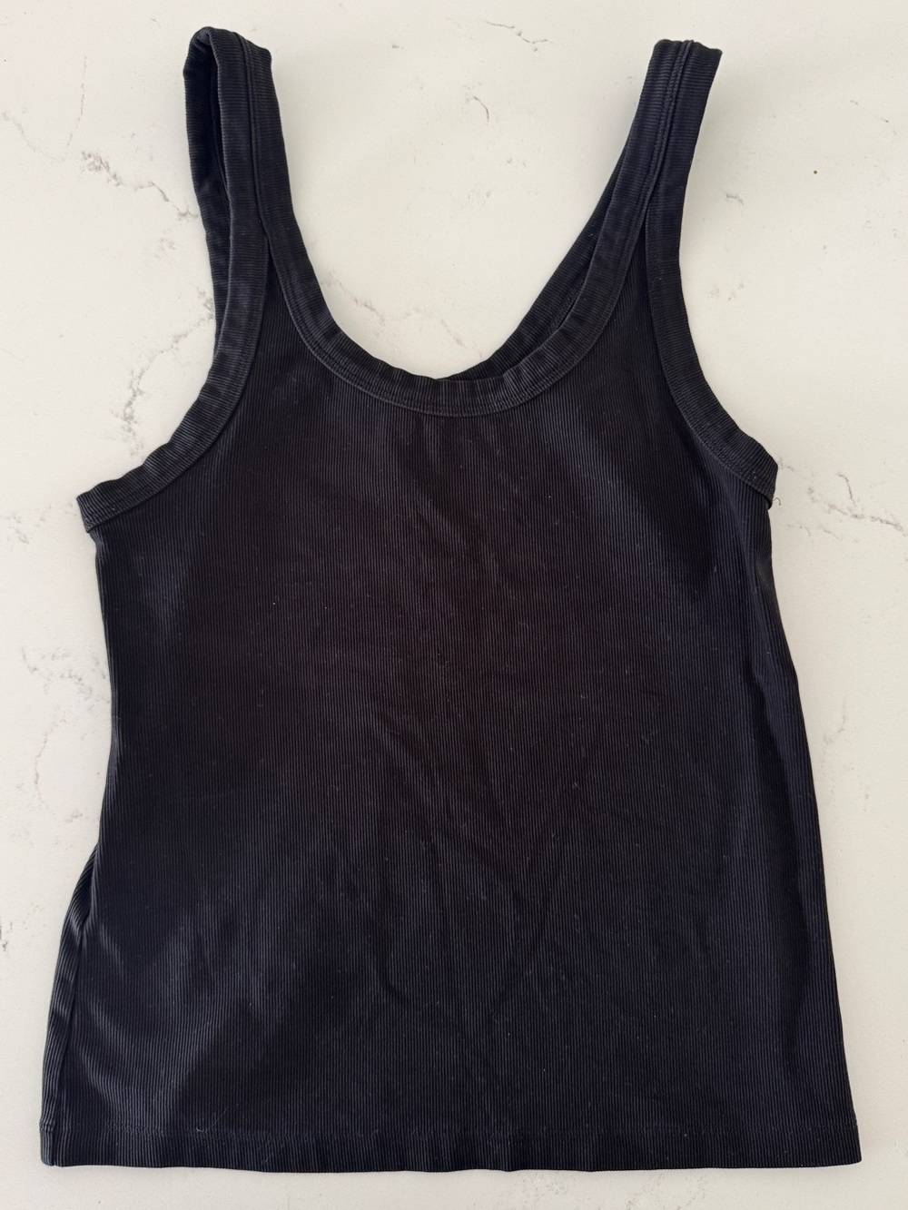 Stockholm Atelier & Other Stories Black Ribbed Tank Top Size S